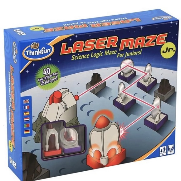 ThinkFun Laser Maze Junior (Class 1 Laser) Logic Game & STEM Toy - Picture 2 of 4